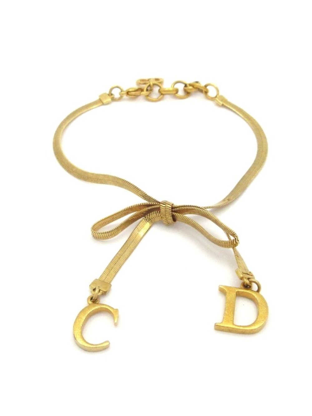 Dior Bracelet Gold Ribbon